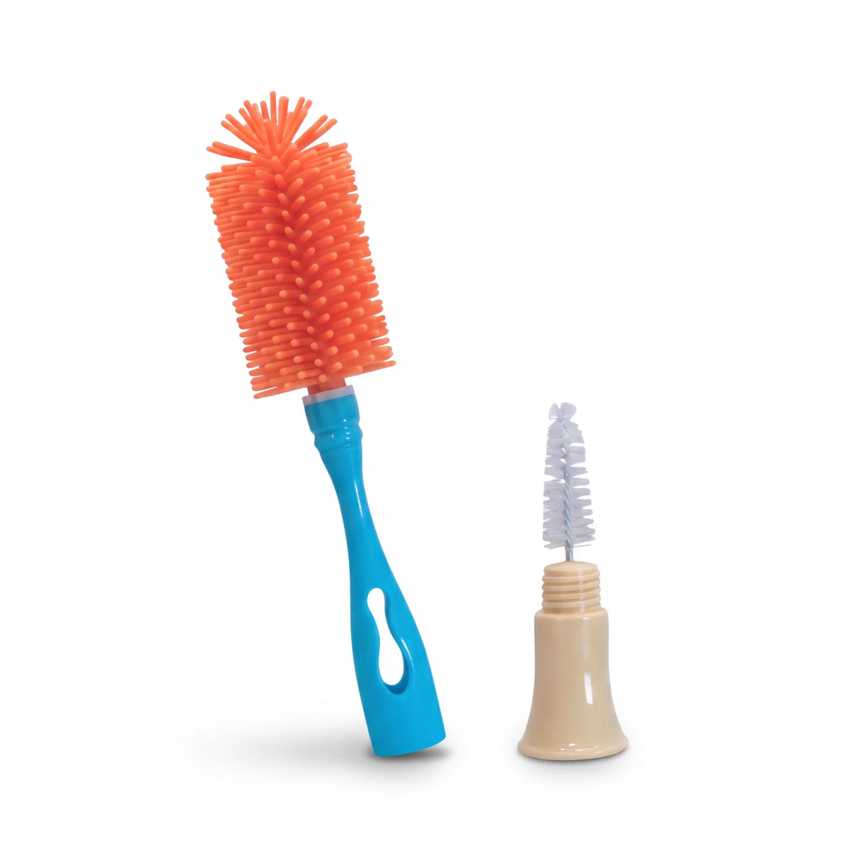 Escobilla de Silicona 2 en 1 OWAWA: escobilla para biberón y escobilla para tetinas